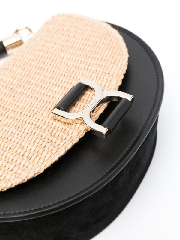 Chloé Marcie woven-raffia shoulder bag - Image 4