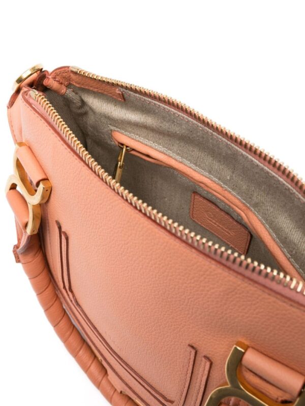 Chloé small Marcie leather tote bag - Image 5