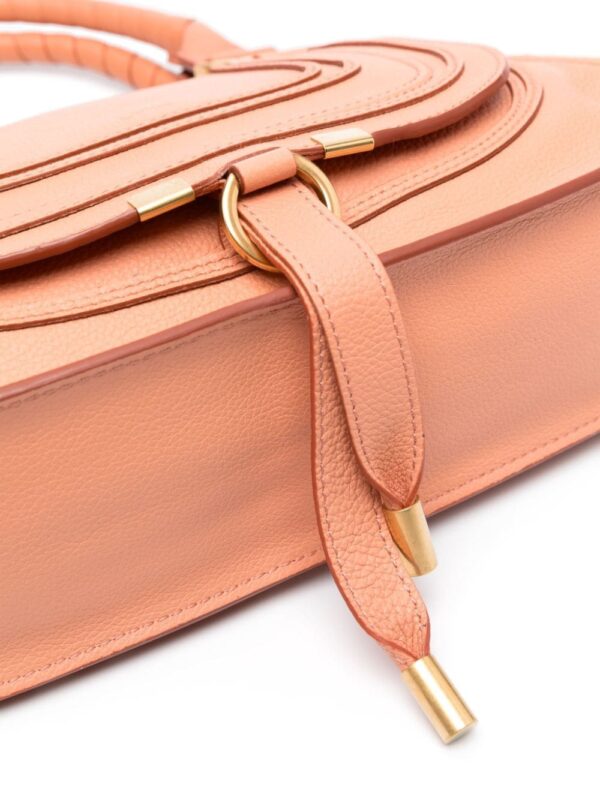Chloé small Marcie leather tote bag - Image 4