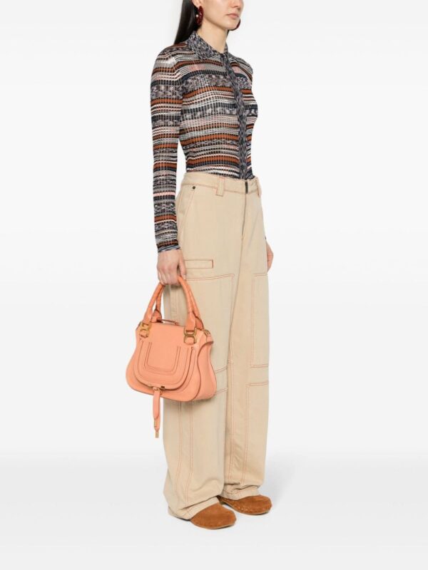 Chloé small Marcie leather tote bag - Image 2