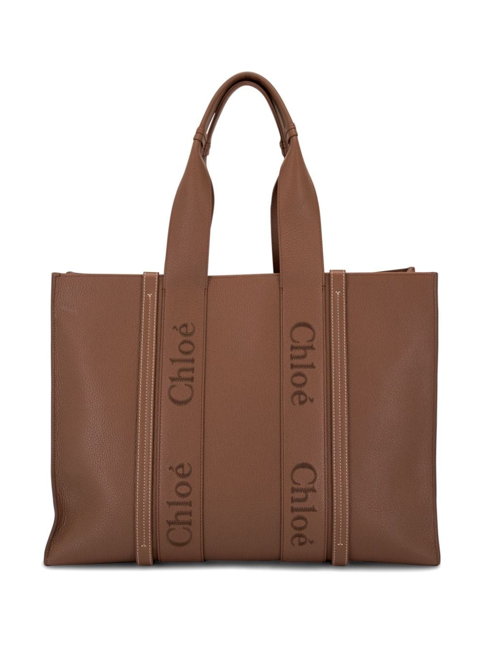 Chloé Woody leather tote bag - Image 2
