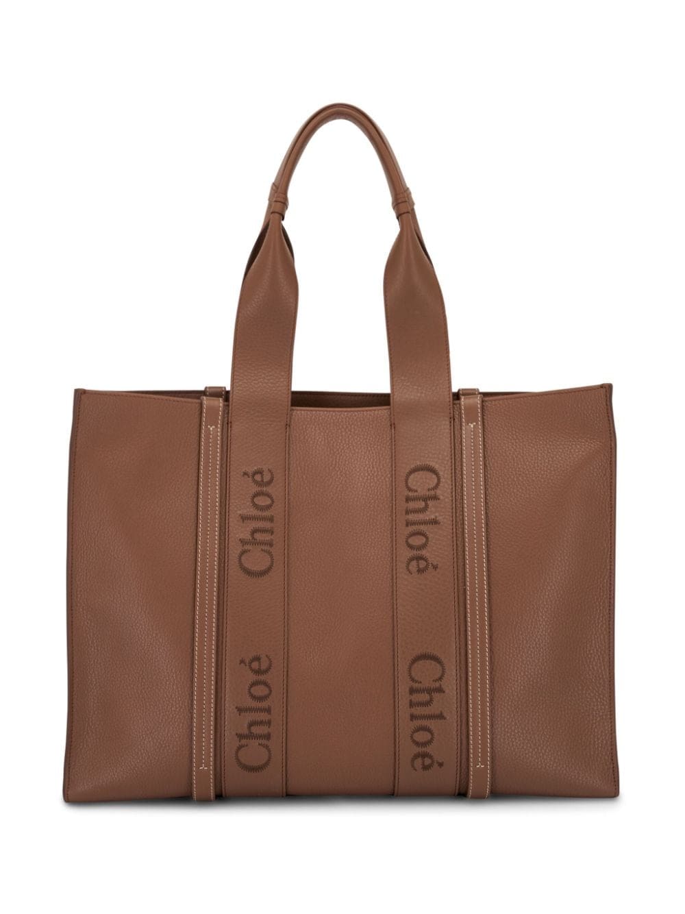 Chloé Woody leather tote bag