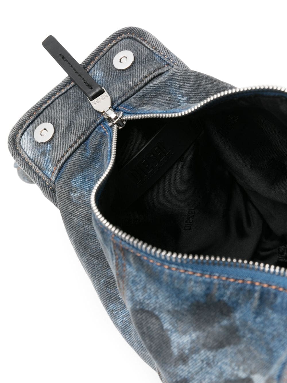 Diesel small D-Vina denim tote bag - Image 5