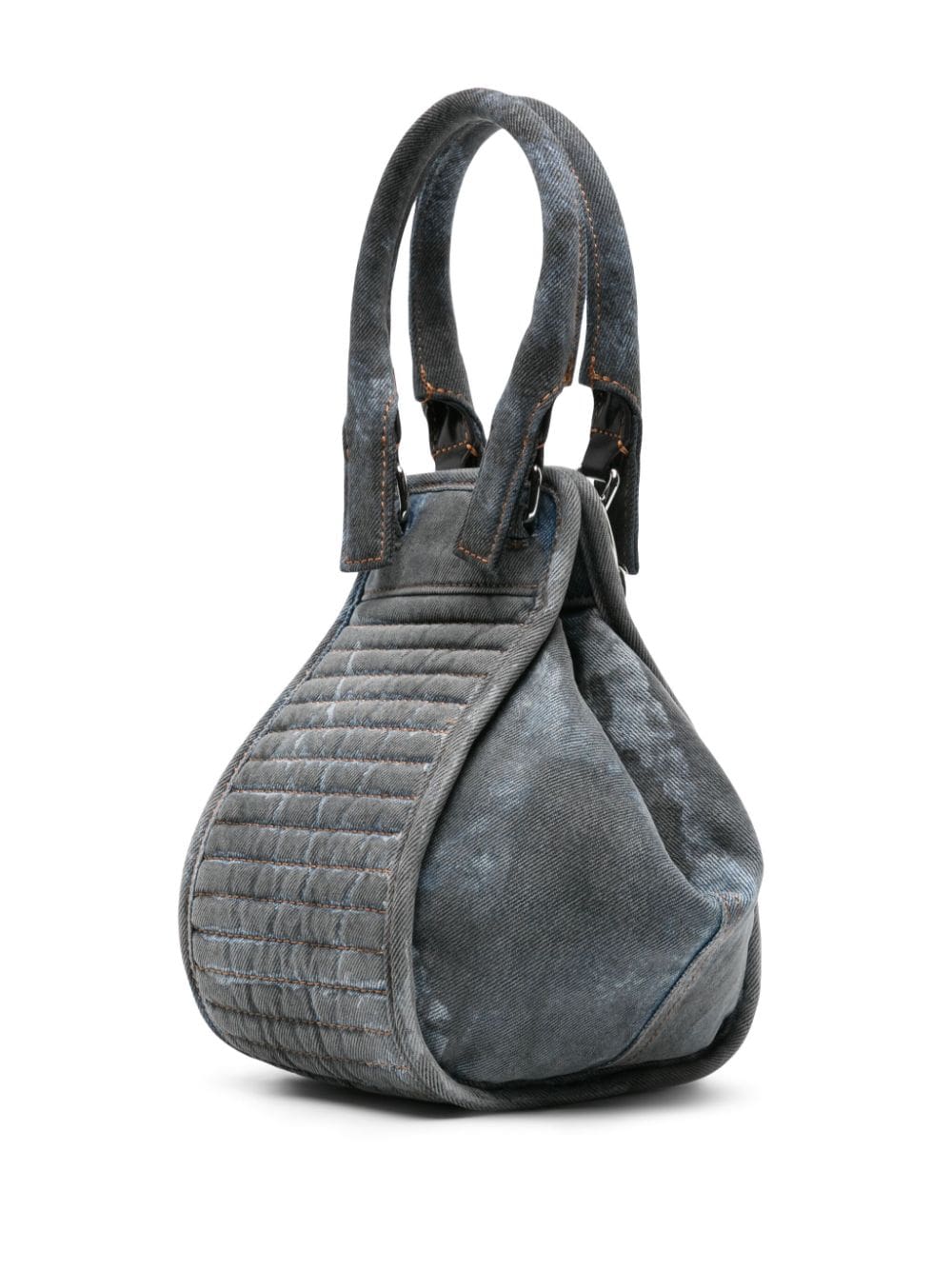 Diesel small D-Vina denim tote bag - Image 3
