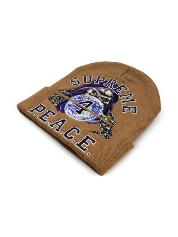 Supreme Peace embroidered beanie - Image 2