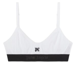 Palm Angels  monogram-jacquard balconette bra