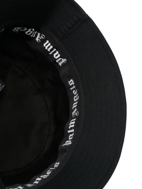 Palm Angels logo-print cotton bucket bag - Image 2