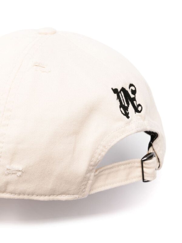 Palm Angels logo-print cotton cap - Image 2