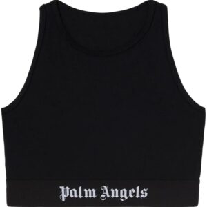 Palm Angels  logo-underband crew-neck bra