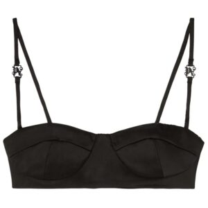 Palm Angels  monogram balconette-style bra