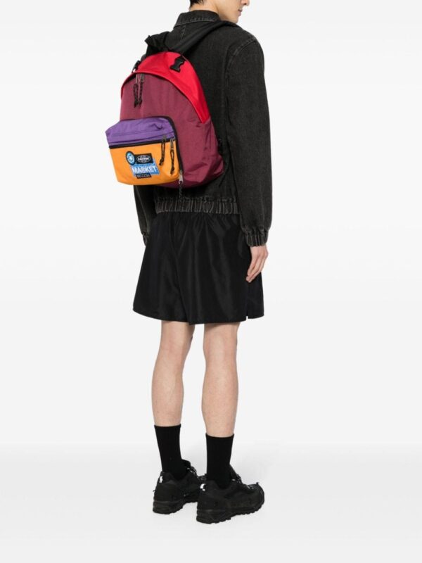 Eastpak logo-patch colour-block backpack - Image 2