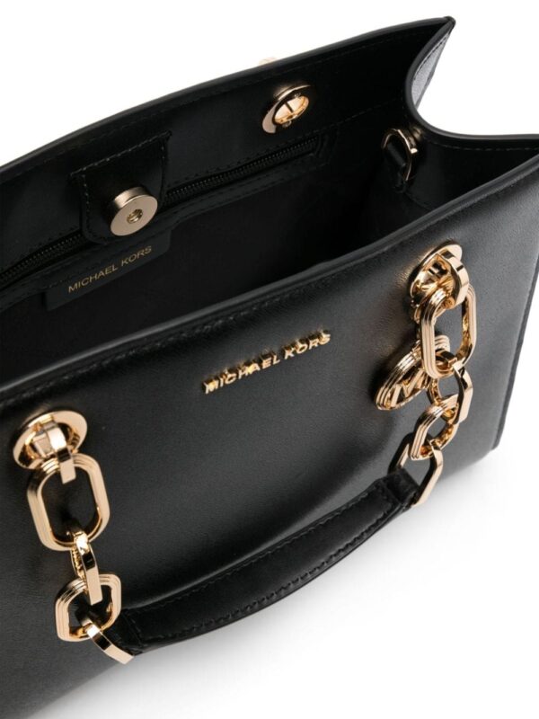 Michael Michael Kors logo-plaque leather tote bag - Image 5