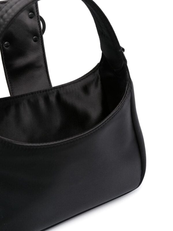Emporio Armani logo-plaque satin tote bag - Image 5