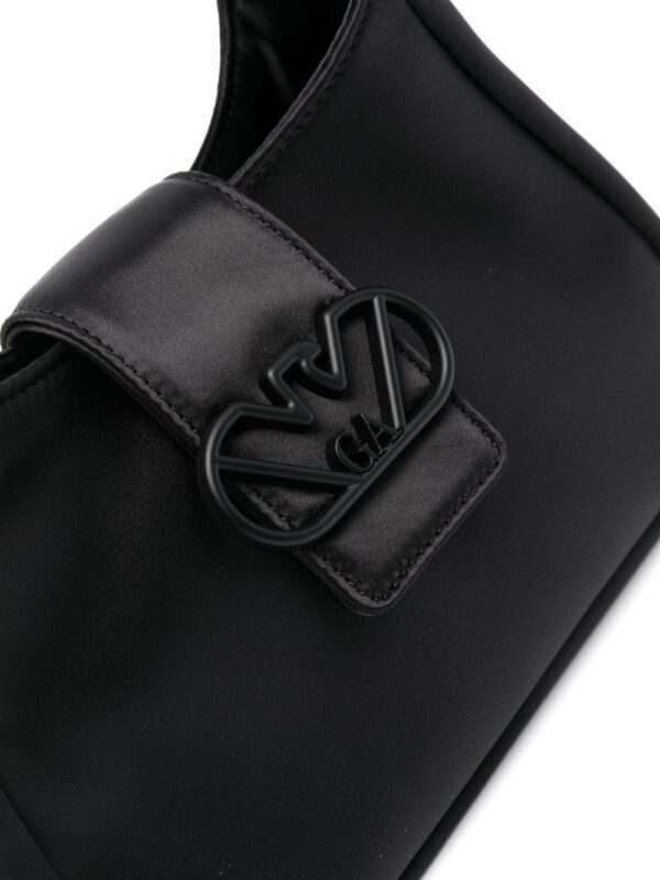 Emporio Armani logo-plaque satin tote bag - Image 4