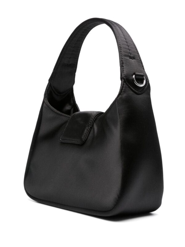 Emporio Armani logo-plaque satin tote bag - Image 3