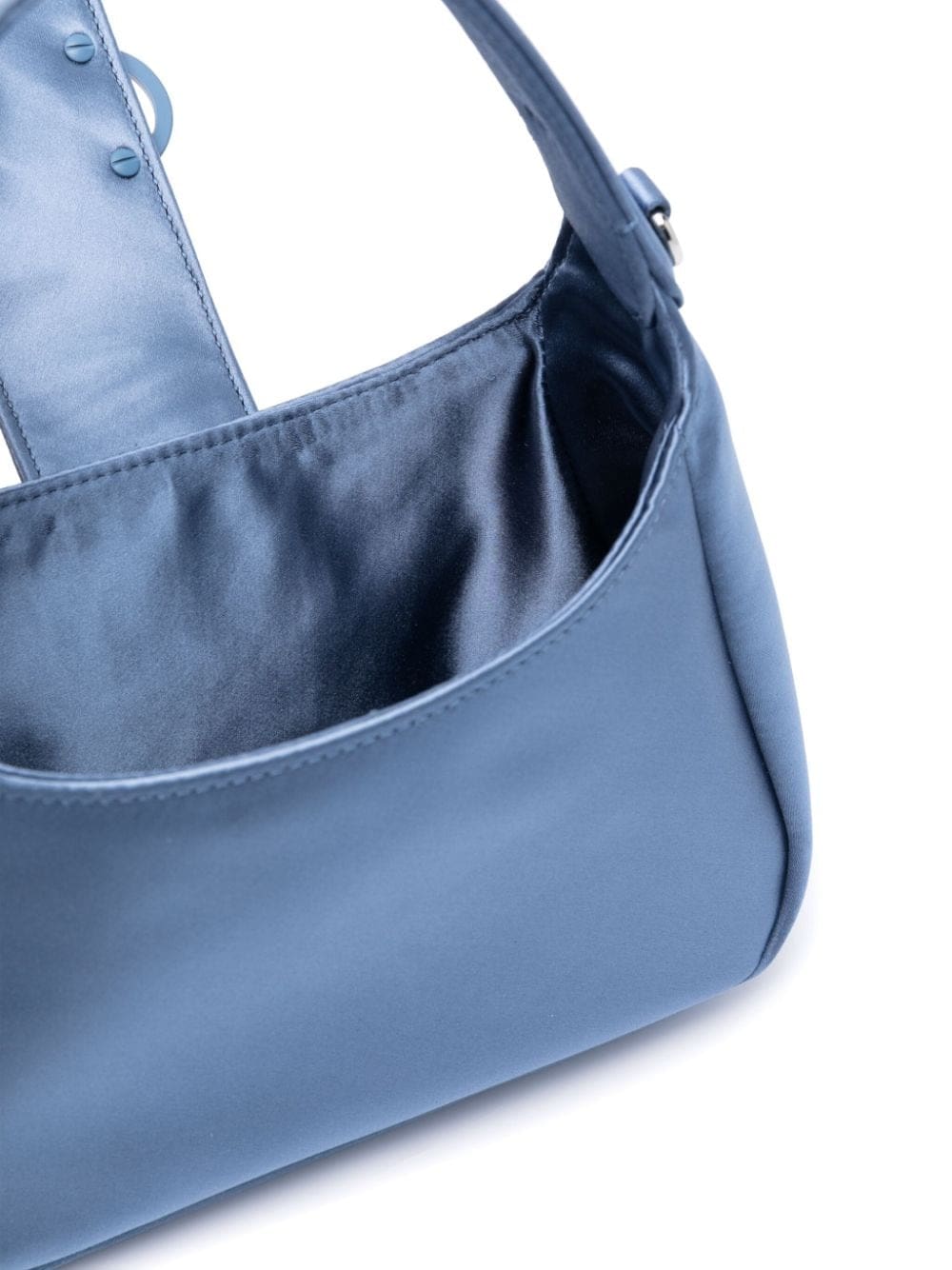 Emporio Armani logo-plaque satin tote bag - Image 5