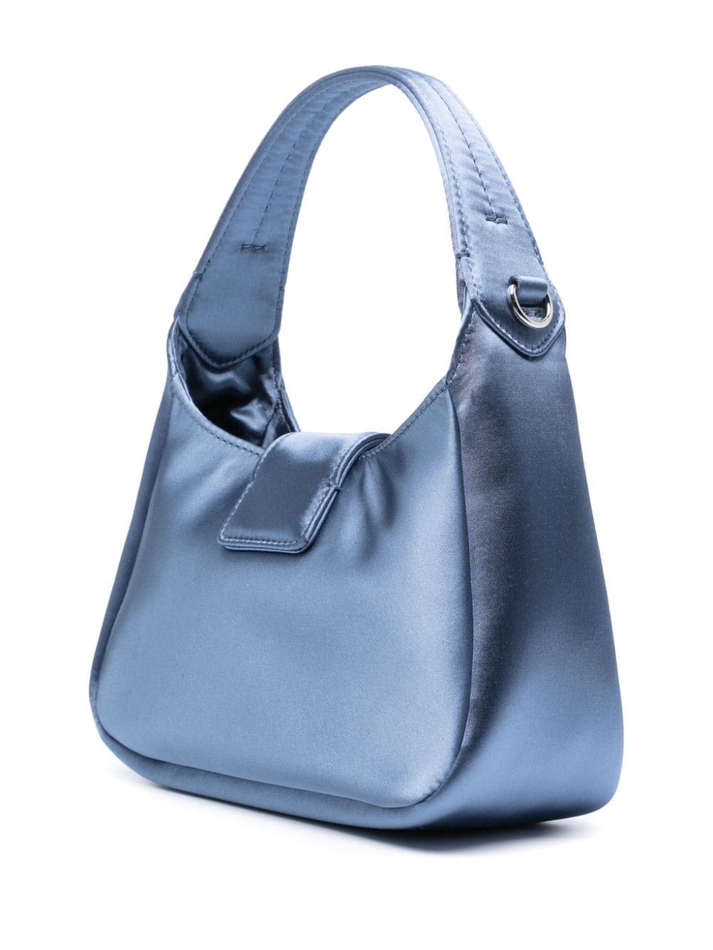 Emporio Armani logo-plaque satin tote bag - Image 3