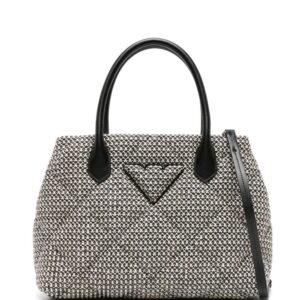 Emporio Armani interwoven quilted tote bag