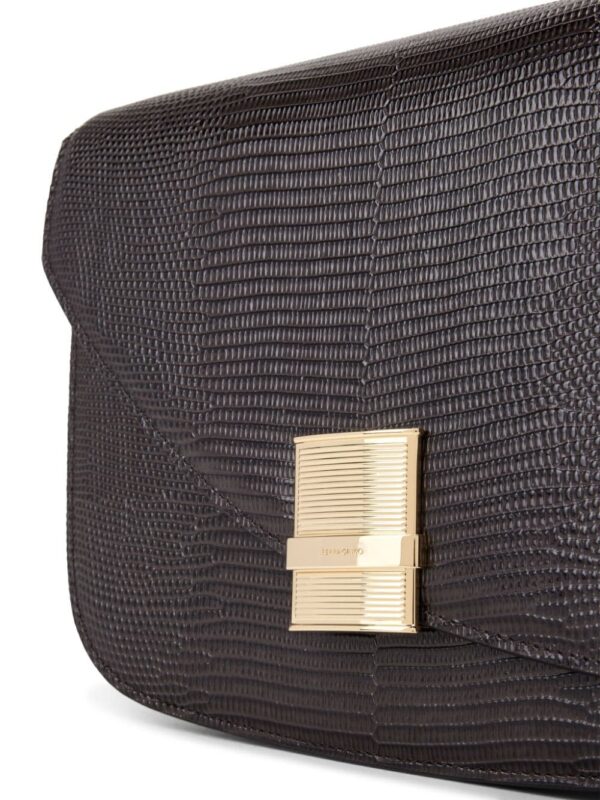 Ferragamo Fiamma leather shoulder bag - Image 4