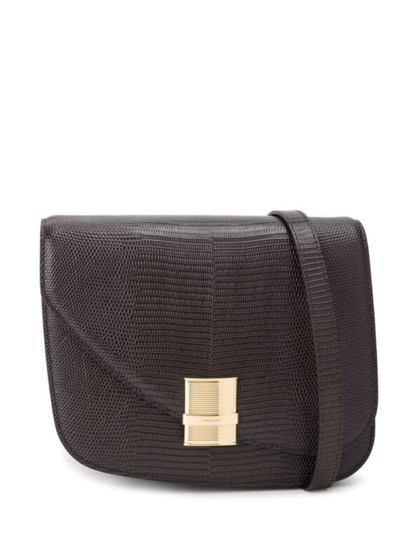 Ferragamo Fiamma leather shoulder bag
