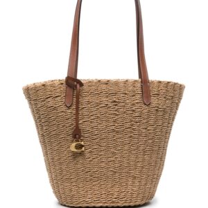 Coach Willow straw tote bag