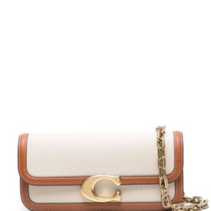 Coach Idol canvas shoulder bag