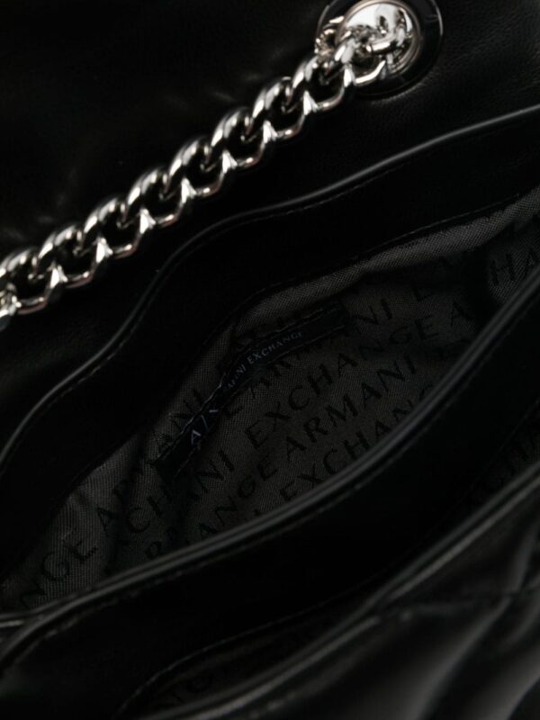 Armani Exchange chevron-quilted mini bag - Image 5