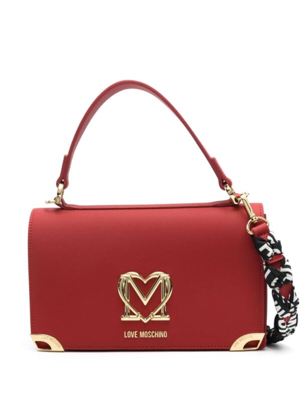 Love Moschino logo-plaque tote bag