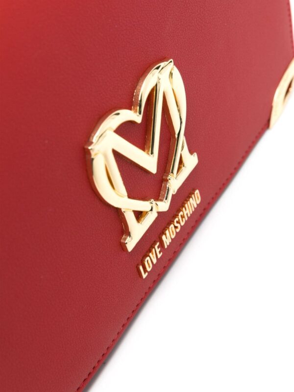 Love Moschino logo-plaque tote bag - Image 4