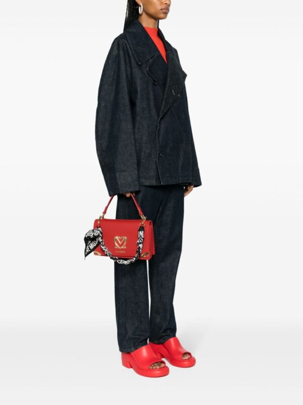 Love Moschino logo-plaque tote bag - Image 2