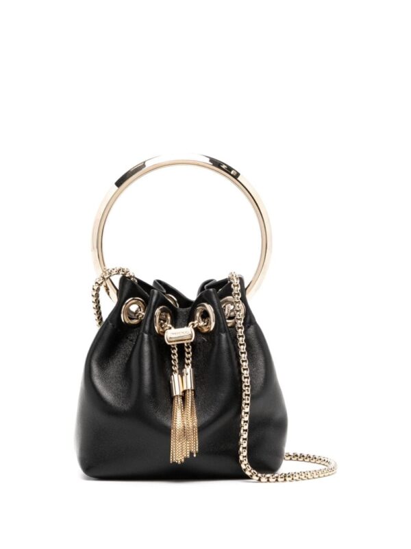 Jimmy Choo nappa leather mini bucket bag