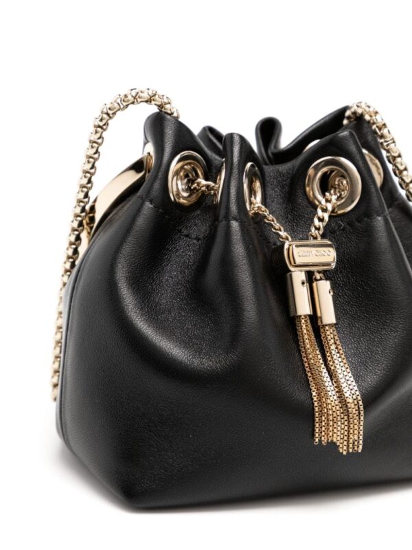 Jimmy Choo nappa leather mini bucket bag - Image 3