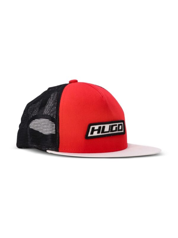HUGO Kalb-SP logo-appliqué cap - Image 3