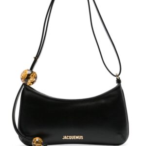 Jacquemus Le Bisou Perle leather shoulder bag