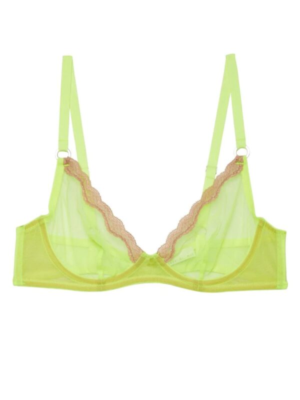 Fleur Du Mal  lace-detail underwire-cup bra