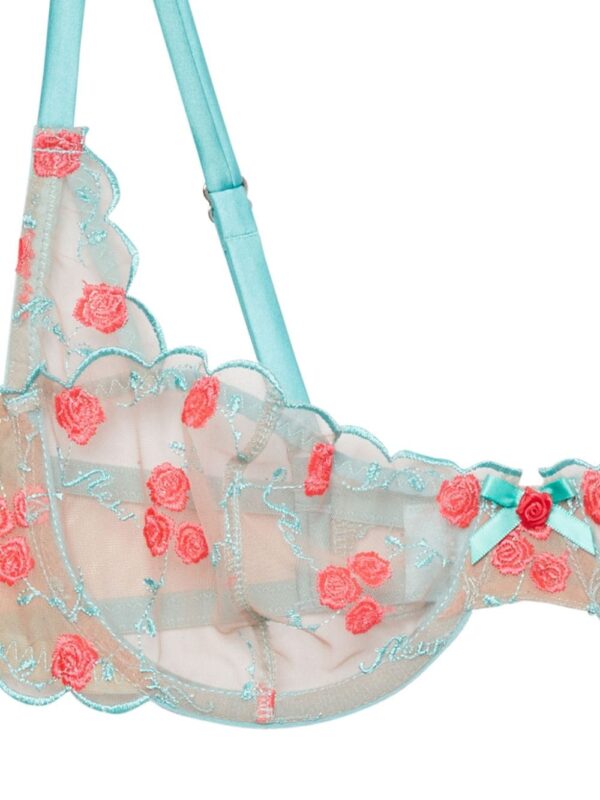 Fleur Du Mal  Rose and Vine embroidered bra - Image 2