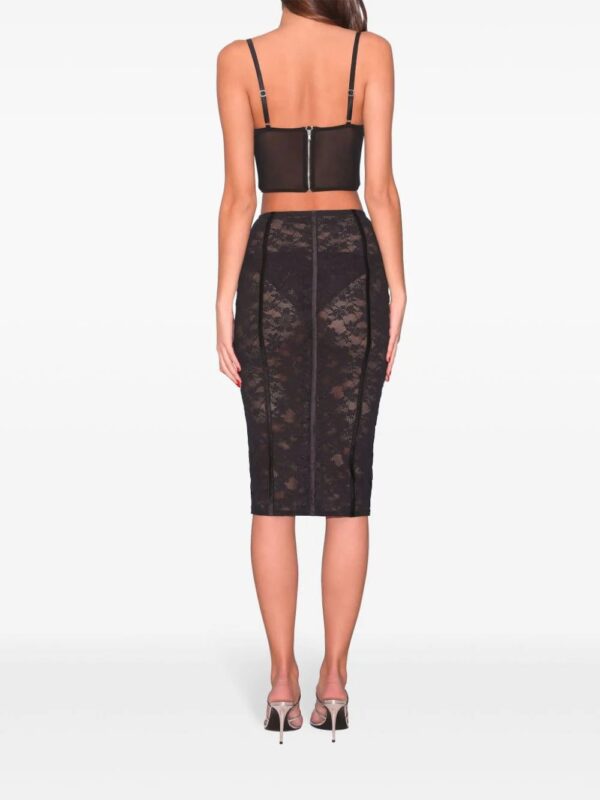 Fleur Du Mal  Mesh Bustier semi-sheer bra - Image 4