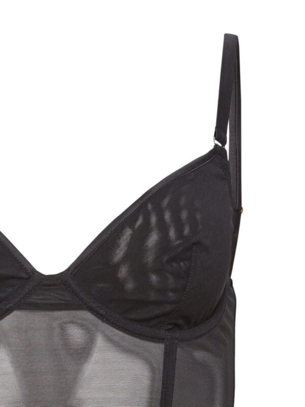 Fleur Du Mal  Mesh Bustier semi-sheer bra - Image 2