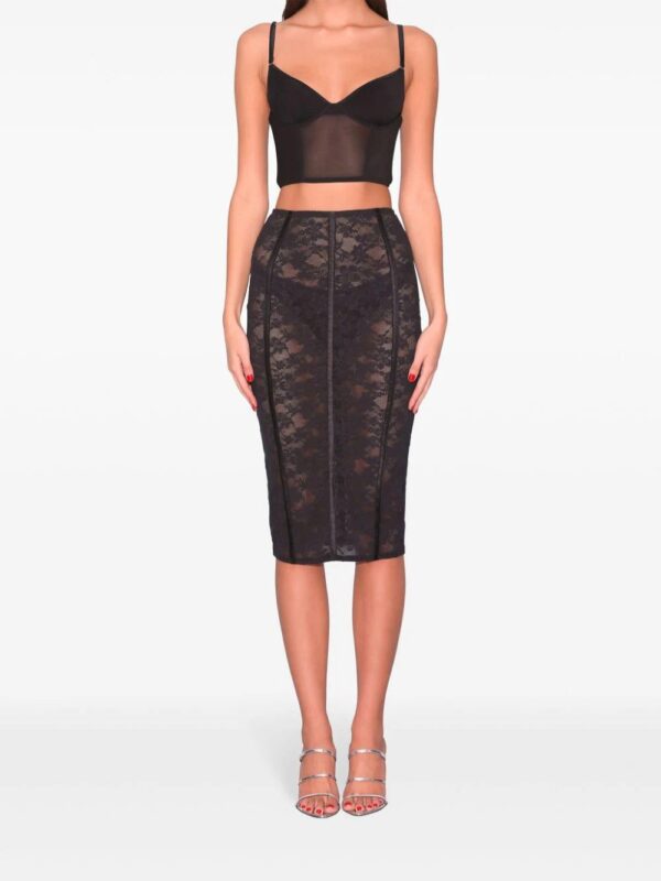 Fleur Du Mal  Mesh Bustier semi-sheer bra - Image 3