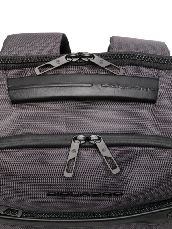 PIQUADRO logo-plaque panelled backpack - Image 3