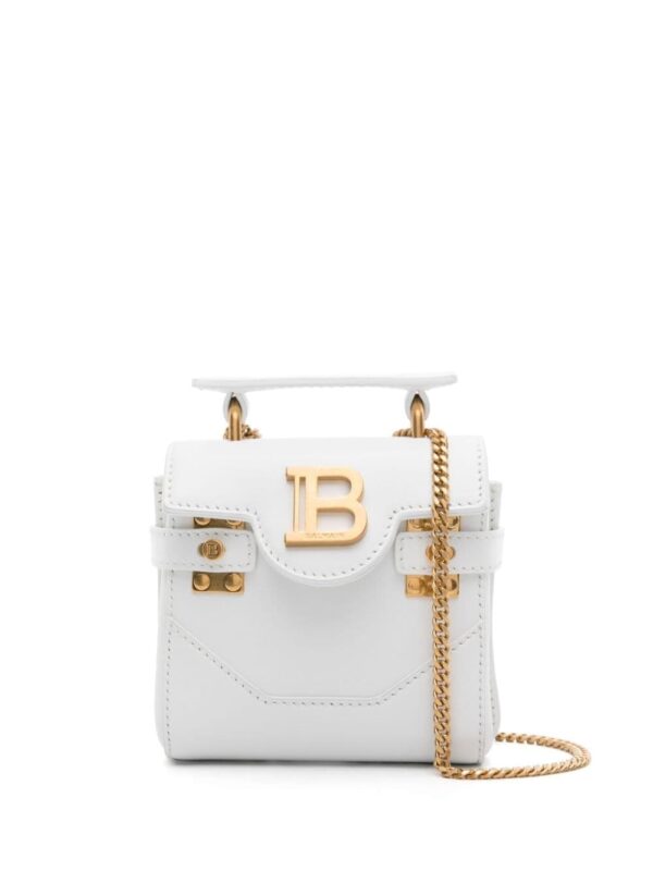 Balmain mini B-Buzz leather tote bag