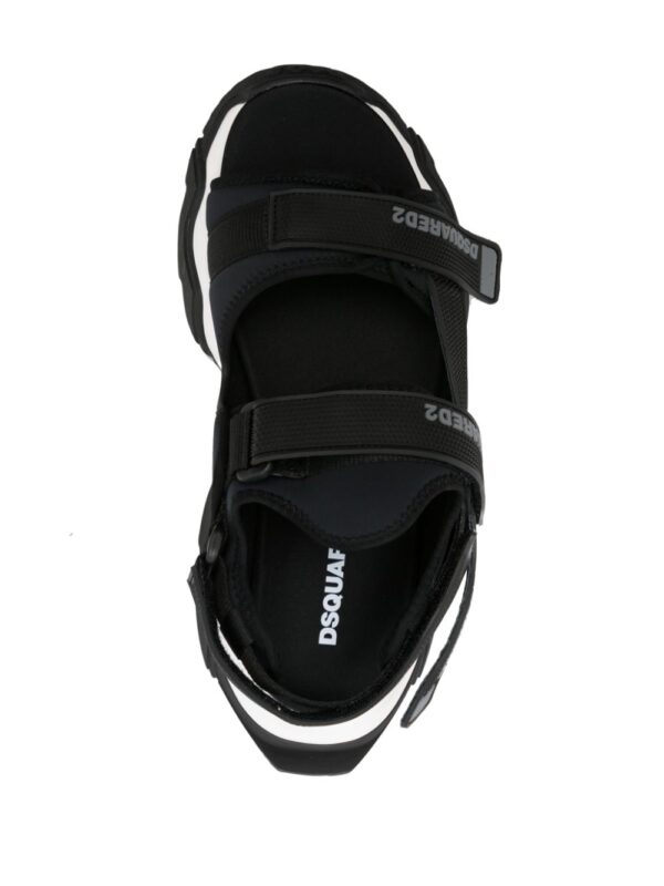 Dsquared2 logo-embossed chunky sandals - Image 4