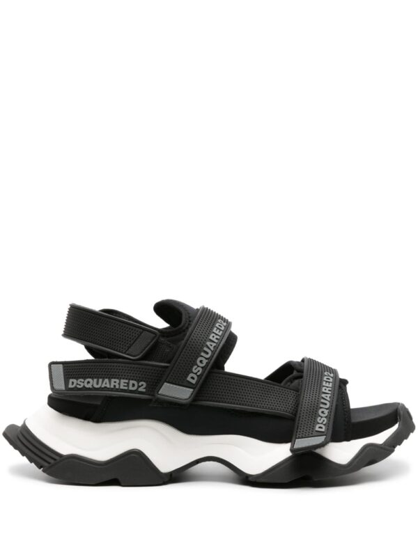 Dsquared2 logo-embossed chunky sandals