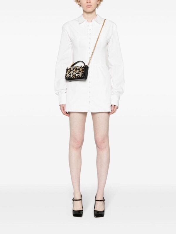 Moschino floral-appliqué mini bag - Image 2