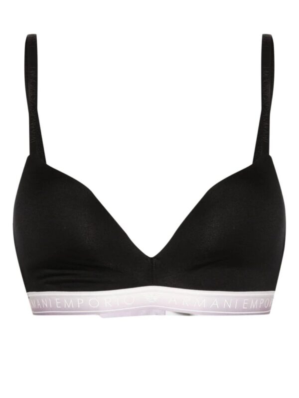 Emporio Armani  logo-print bra