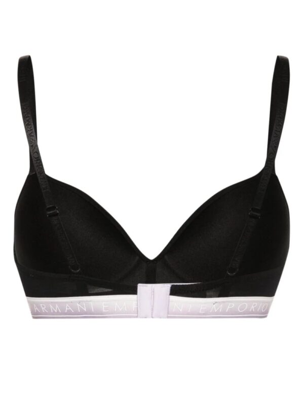 Emporio Armani  logo-print bra - Image 2