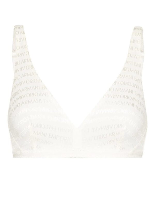 Emporio Armani  logo-jacquard bra