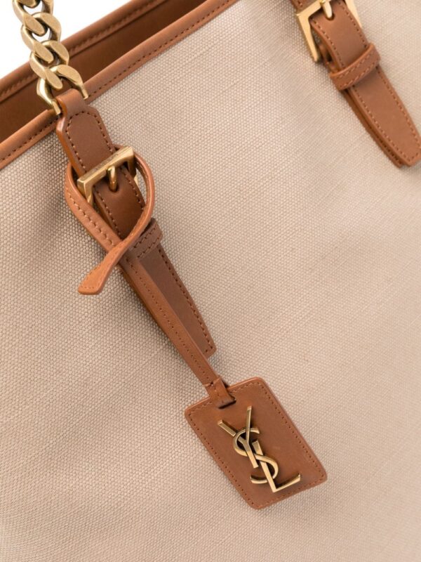 Saint Laurent canvas tote bag - Image 4