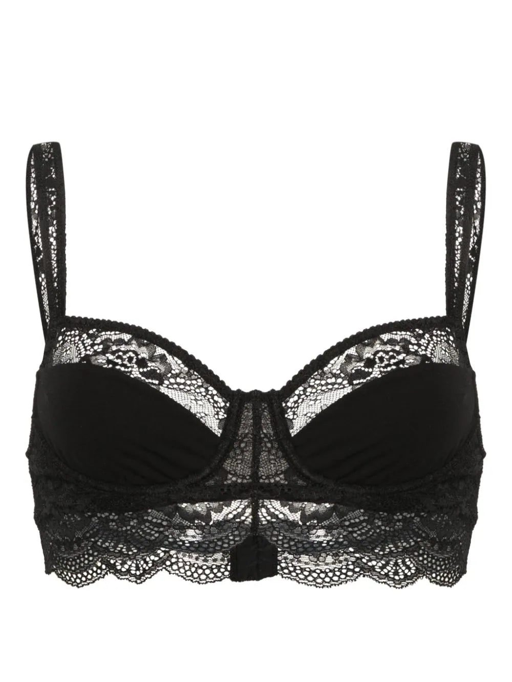 DSQUARED2 floral-lace balconette bra