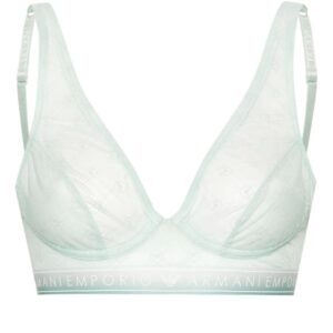 Emporio Armani logo-jacquard bra